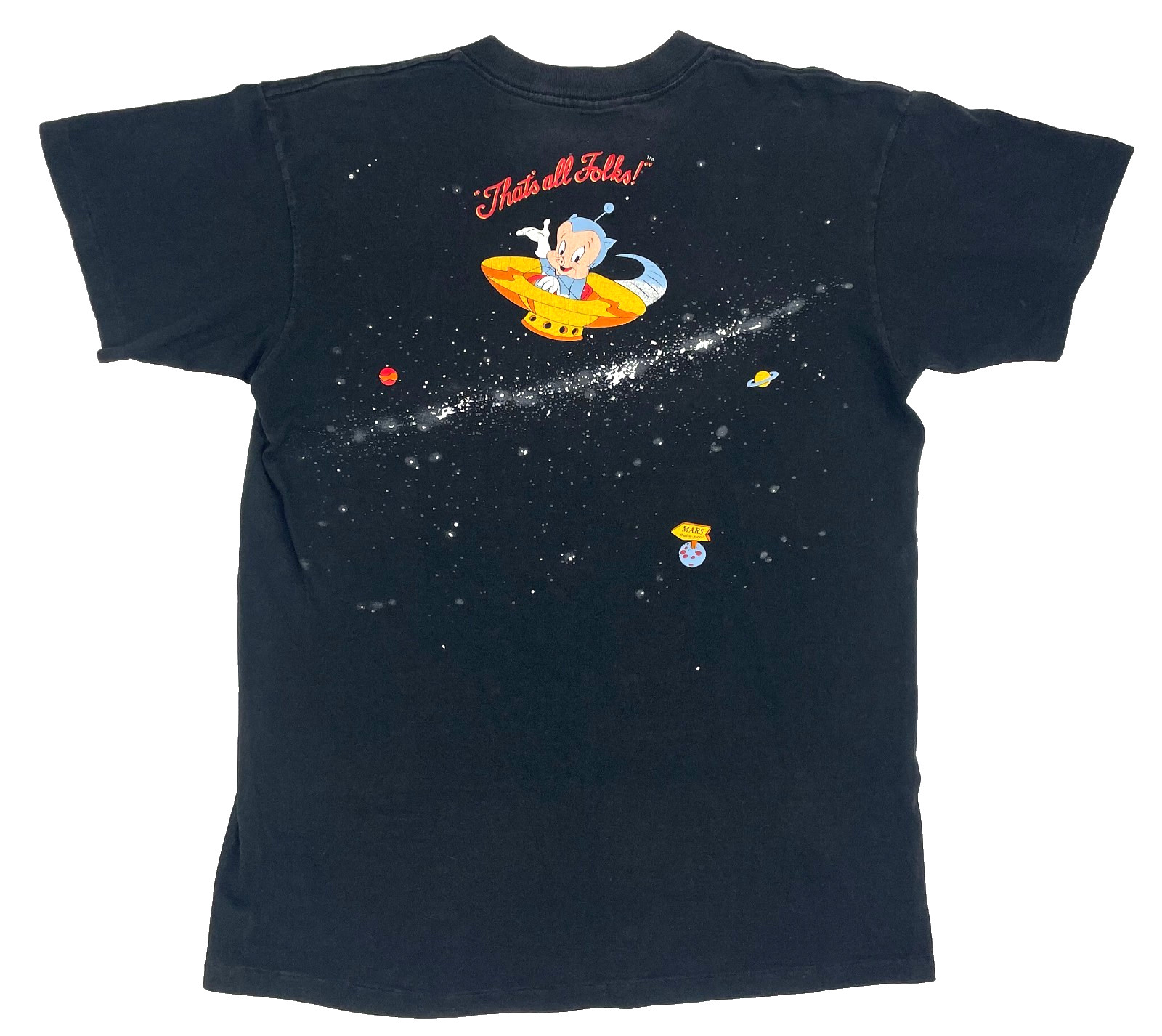 Michael Jordan NIKE 1993 Space Jam Looney Tunes T-Shirt FRONT / BACK Medium!