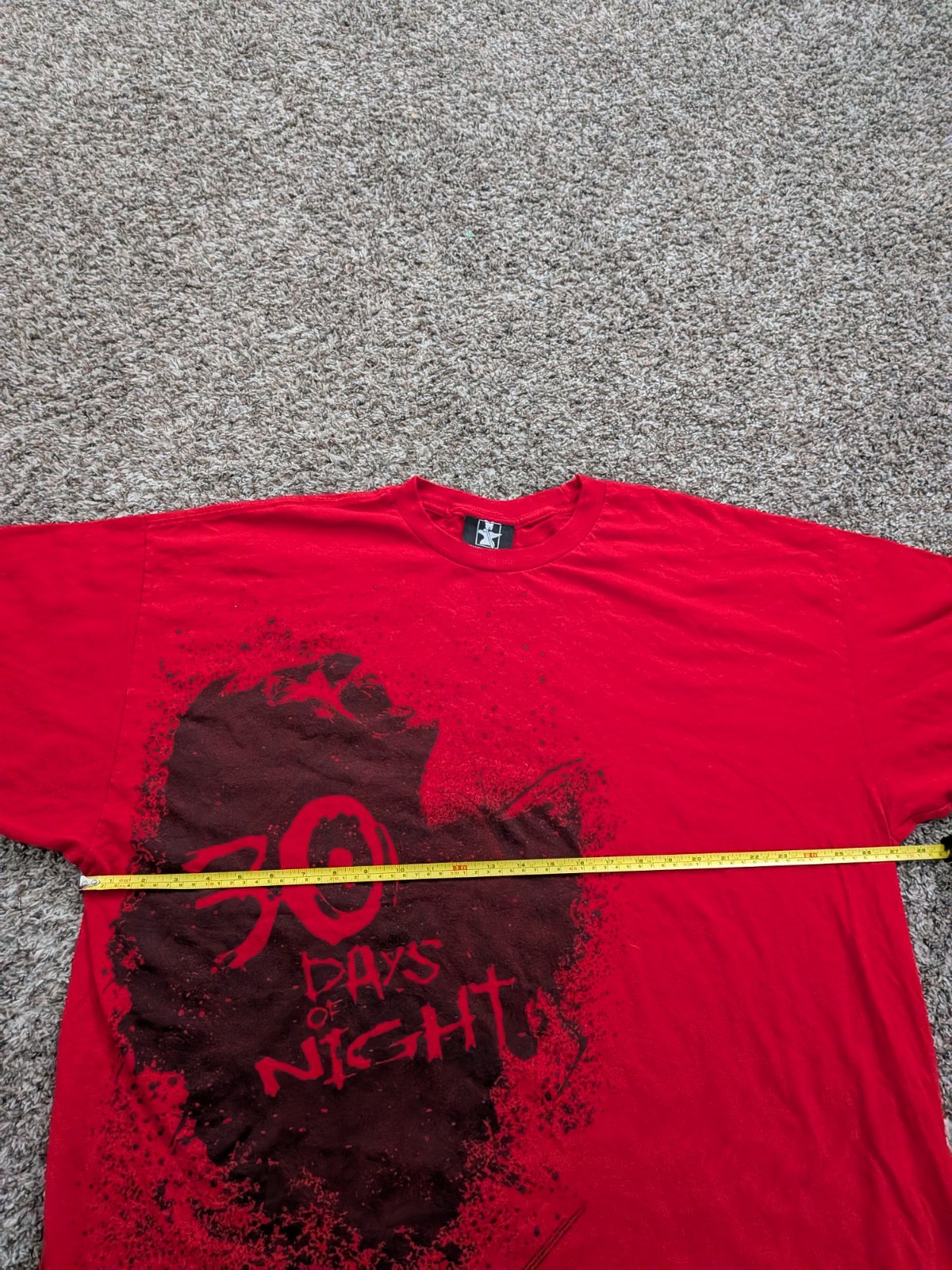 30 Days Of Night T Shirt Horror Movie Promo 3XL Red Gentle Giant