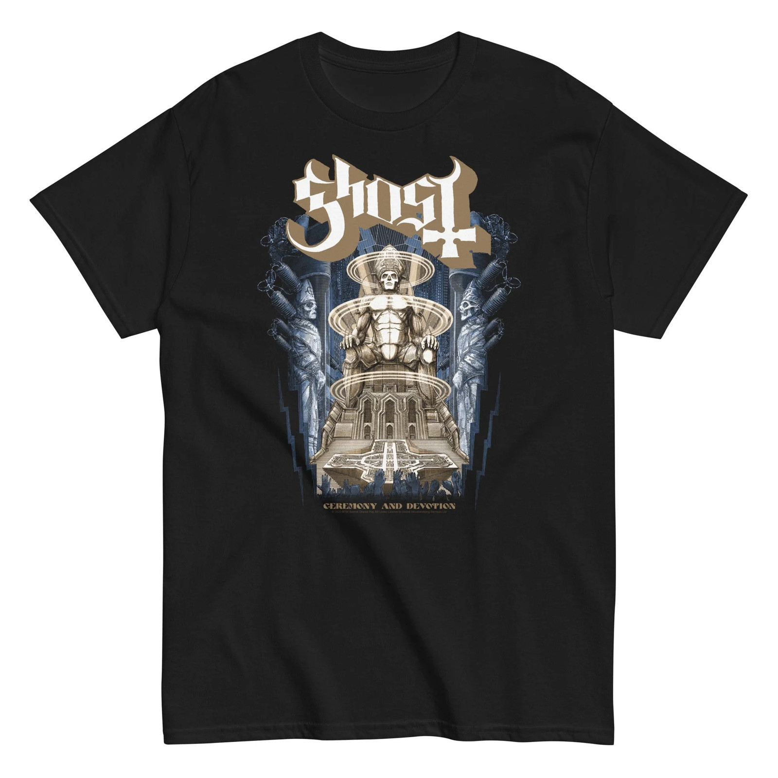 Ghost Monument Officially Licensed Mens T Shirt Black
