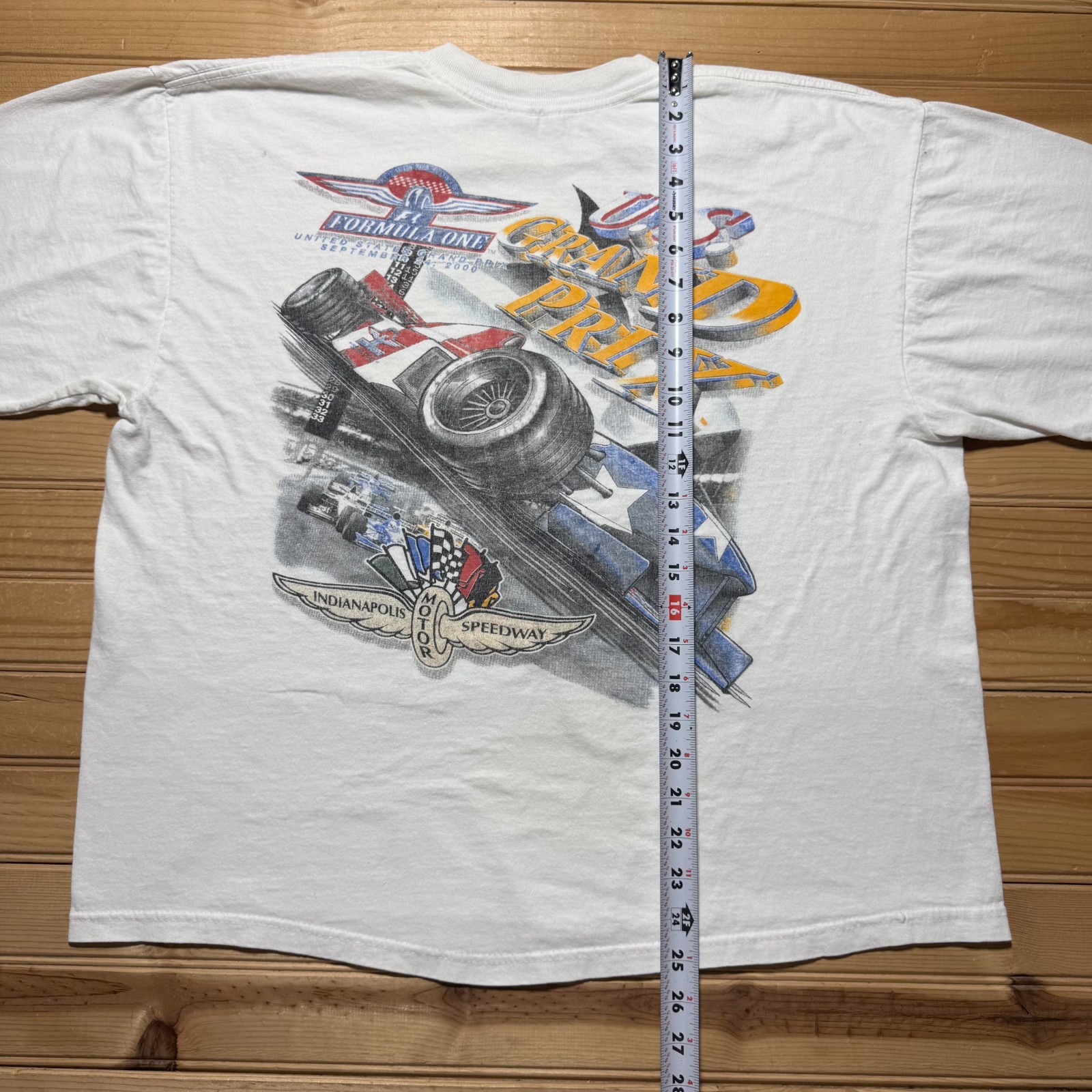 Vintage Y2K Formula One United States Grand Prix Indianapolis Motor T-Shirt – XL