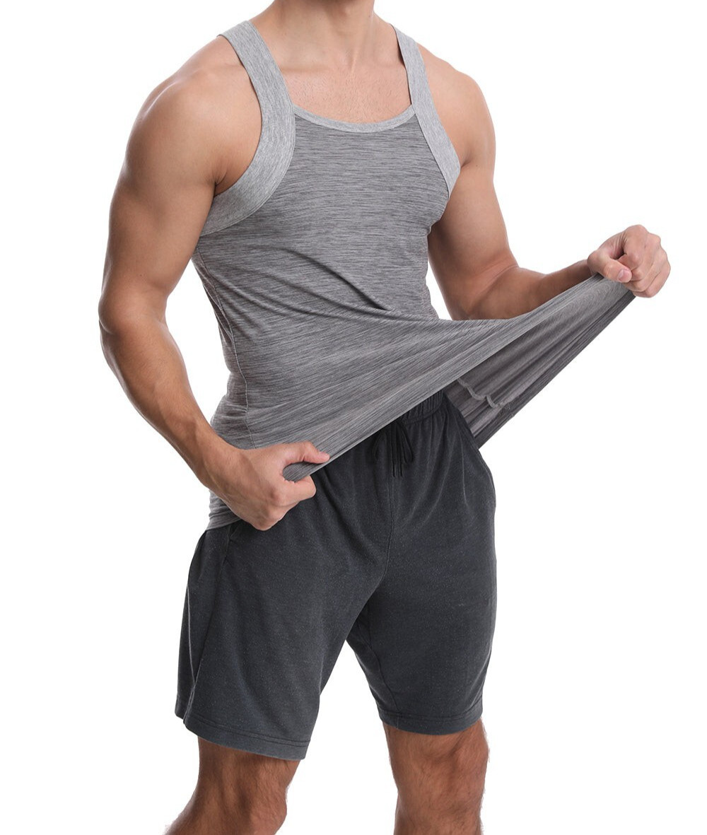 Different Touch Men’s Dry Fit Square Cut G-unit Style Tank Top A-shirts