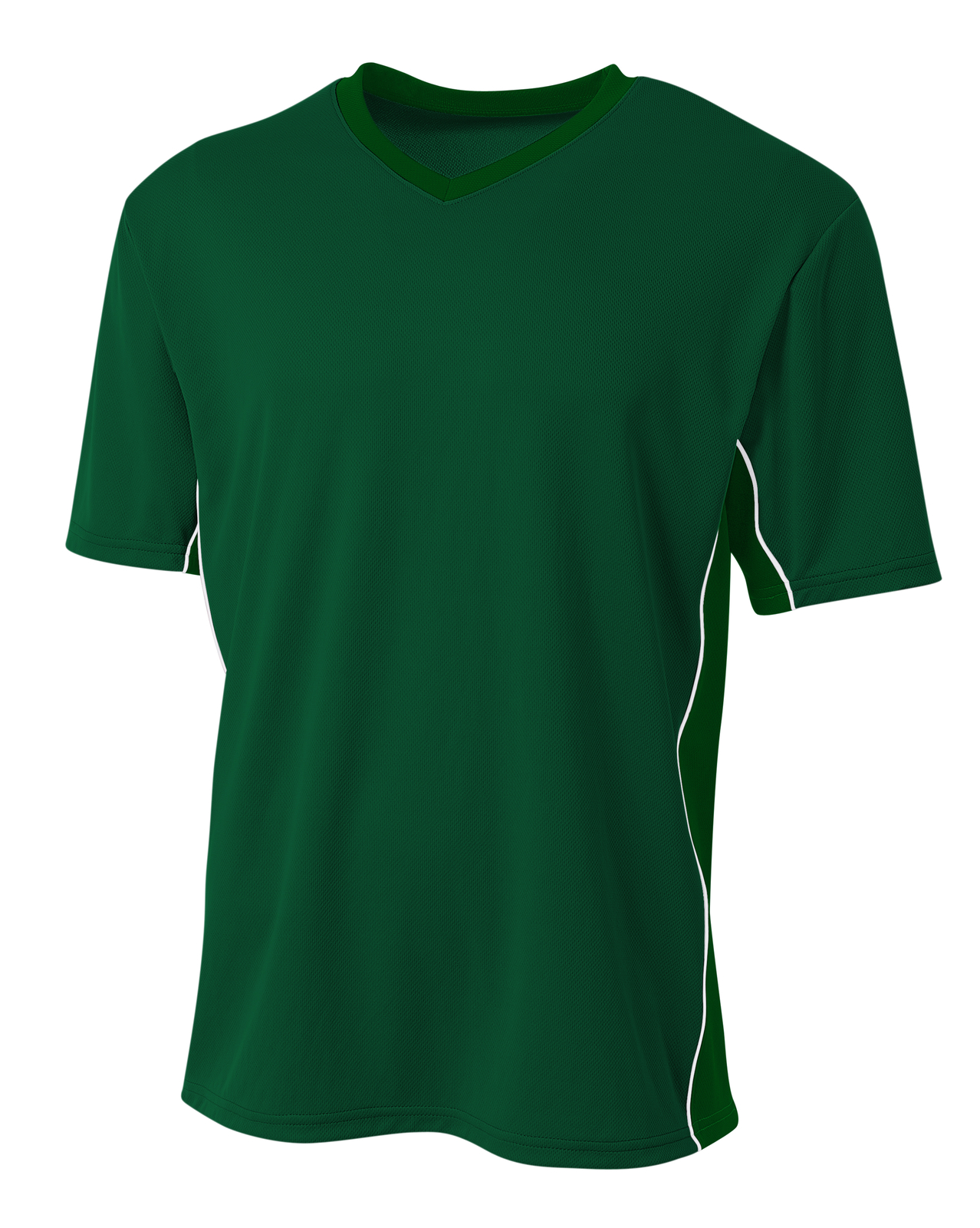 A4 Mens 100% Polyester Bird’s Eye Mesh Short Sleeves Liga Soccer Jersey N3018