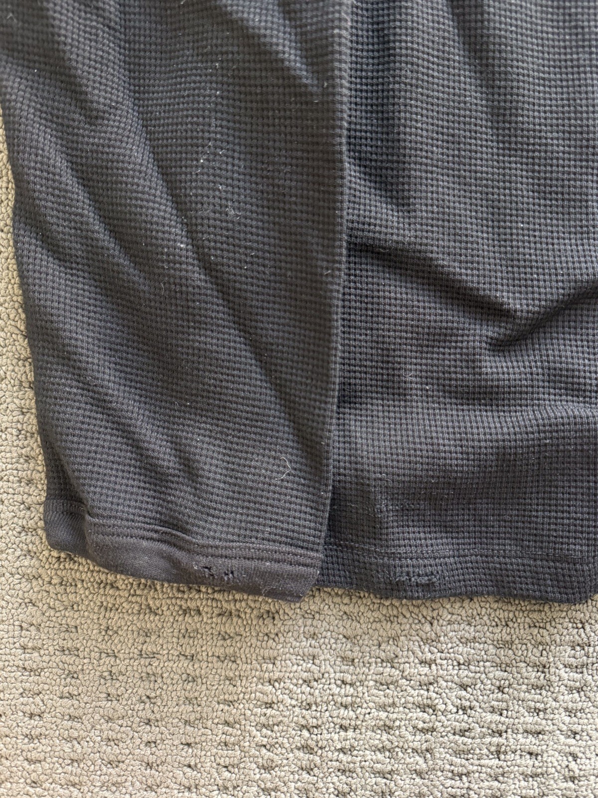 Chrome Hearts Vintage Thermal Long Sleeve Waffle Shirt