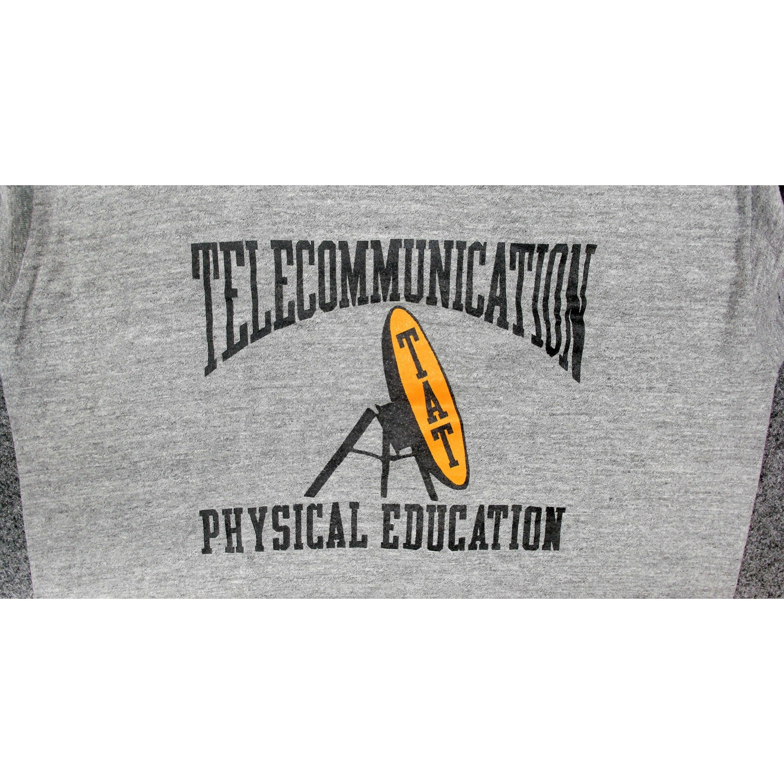 Vintage 80s Tech Nerd Mens Medium Tri Blend Shirt Telecommunication Graphic