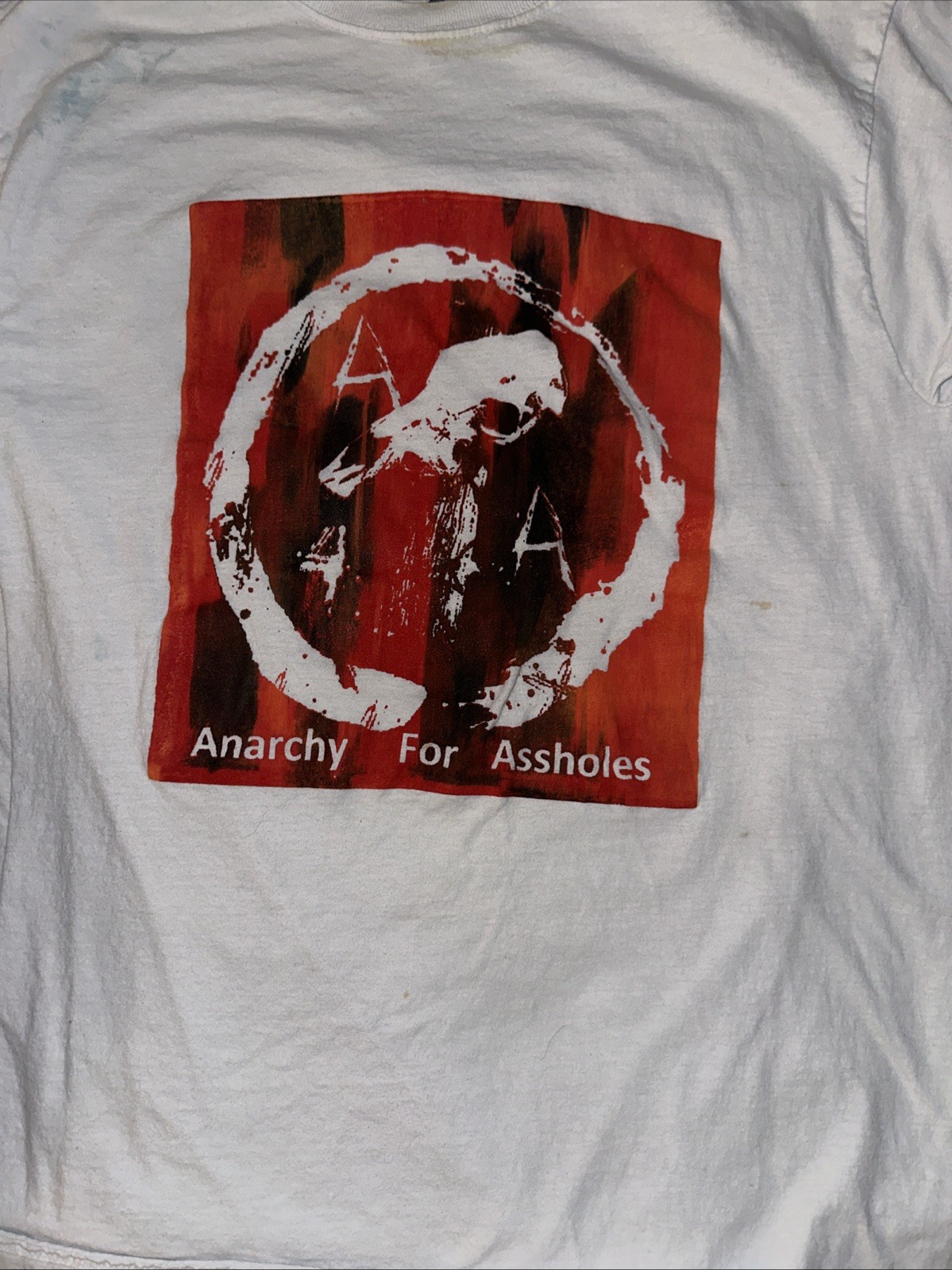 ANARCHY FOR AS*HOLES CONCERT T-SHIRT SIZE MEDIUM SCARCE SHIRT