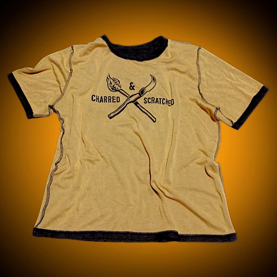 Dewar’s High-End Gold & Black SS Reversible Crew Neck Luxury Knit Shirt M-L-XL