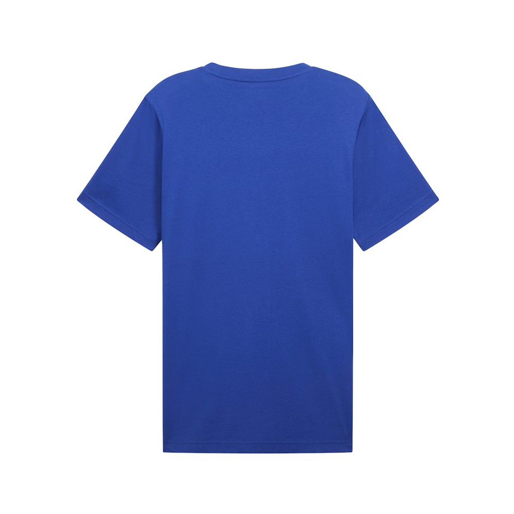 PUMA Essentials 2 Color No. 1 Logo Crew Neck Short Sleeve T-Shirt Mens Blue Casu