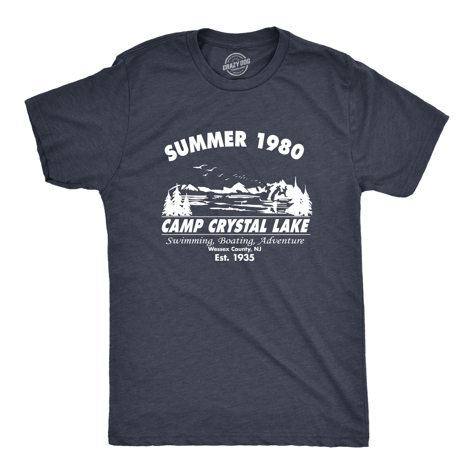 Mens Summer 1980 Men Funny T shirt Graphic Camping Vintage Cool 80s Novelty Tees