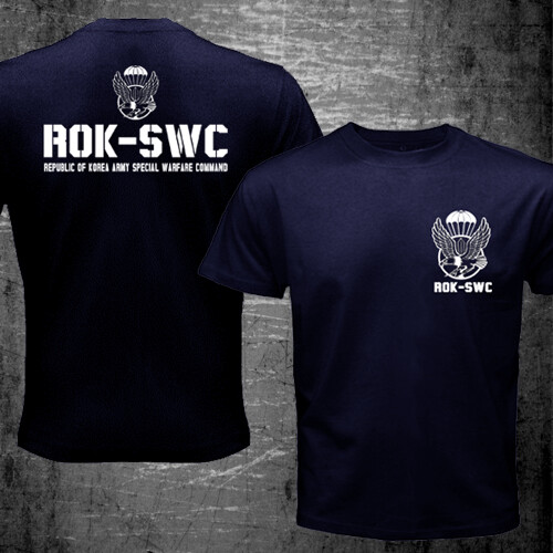 Republic of South Korea ROK Army Special Forces Warfare Command Military T-shirt