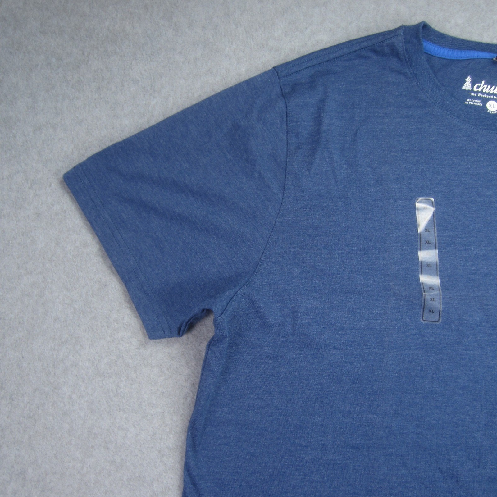 Chubbies Shirt Mens XL Blue The Weekend Has Arrived Pocket Crewneck Preppy