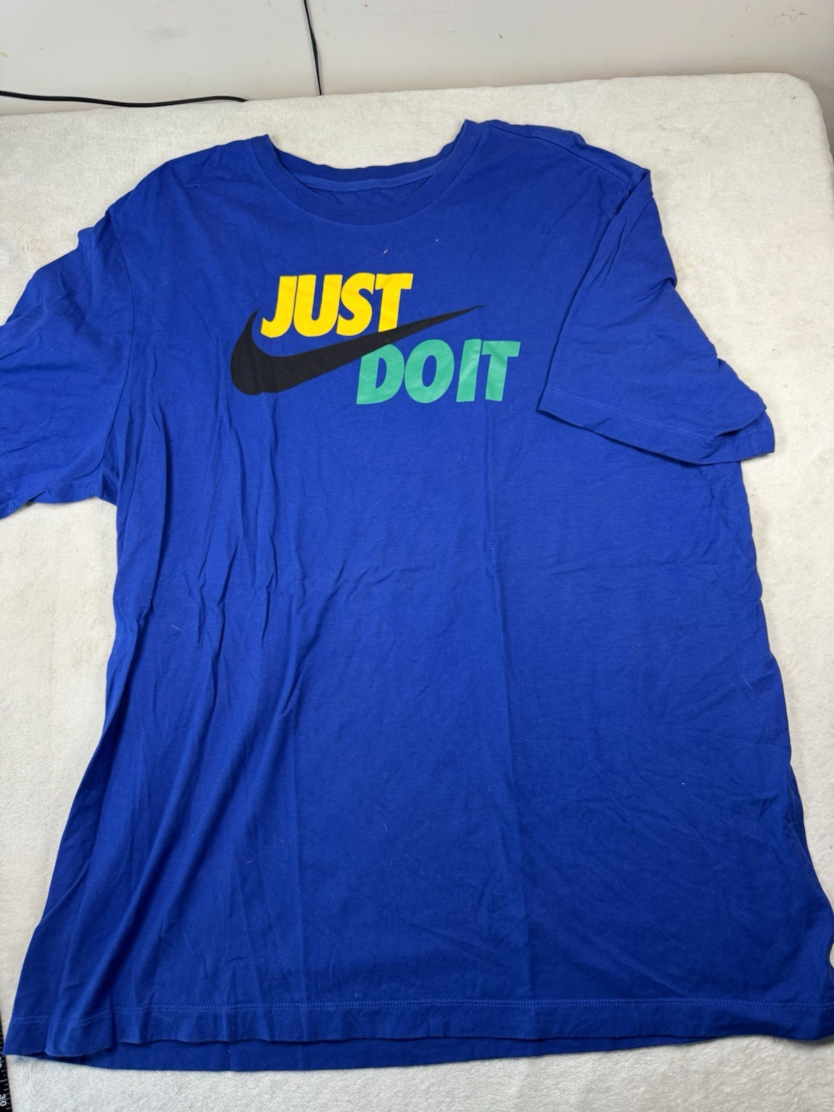 Nike That Swoosh Life T Shirt Mens XL Red White Graphic Athletic Tee