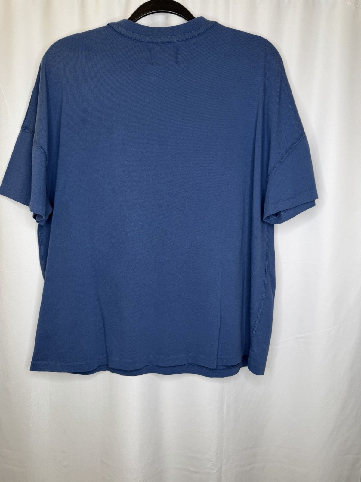 RHUDE REVERSE TEE BLUE SCRIPT LOGO T-SHIRT MEN’S XS-MSRP $315