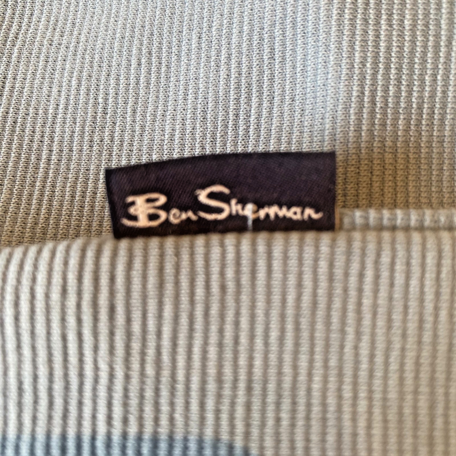 Ben Sherman Men’s T-Shirt Smoke Blue Short Sleeve Size XL British fashion New