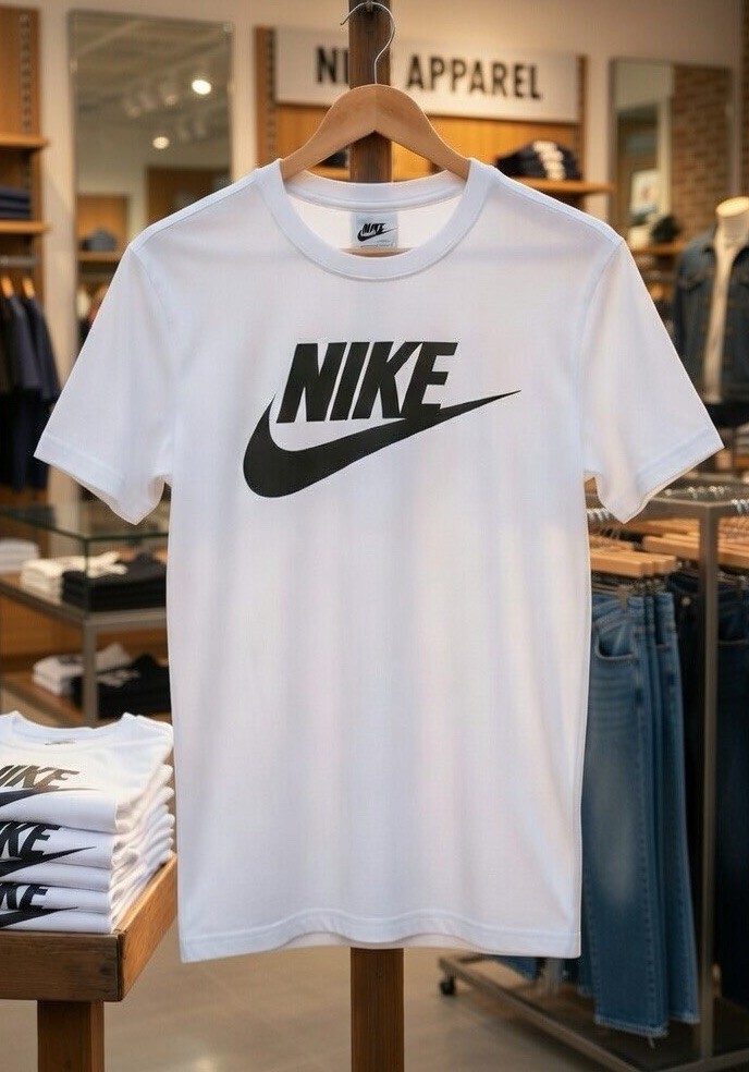 Nike Athletic Logo Swoosh Active Short Sleeve T-Shirt Style#891953 Men’s Size M