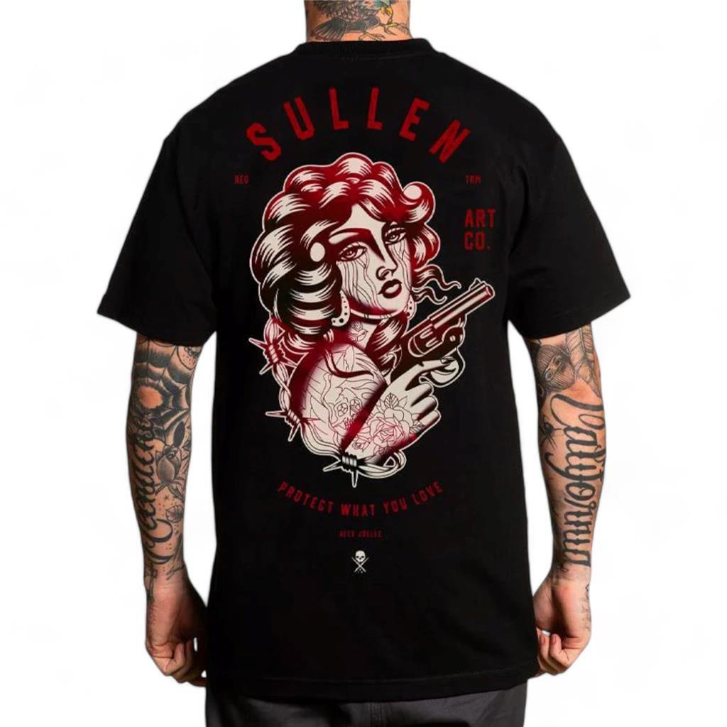 Men’s Sullen Art Collective Heart Broken Black Premium Y2K Tee T-Shirt S-4XL