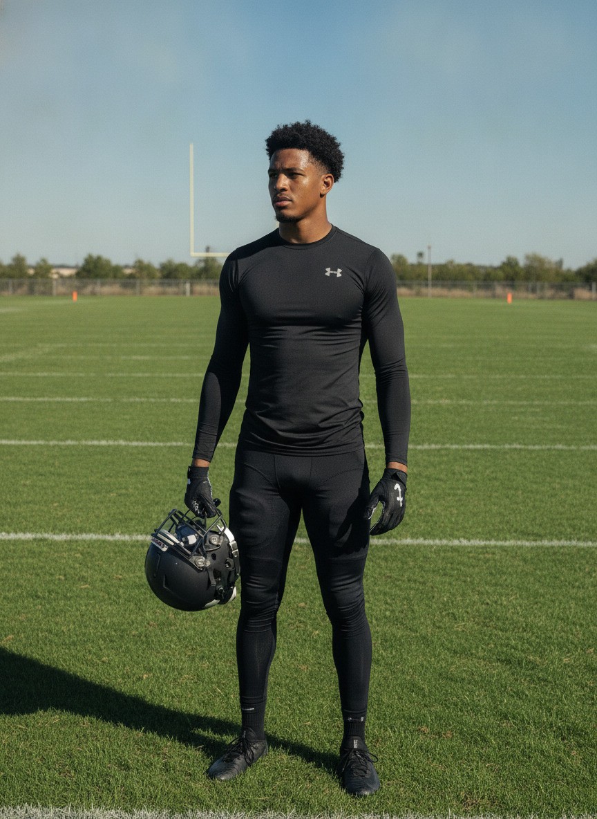 Under Armour ColdGear Fitted Long Sleeve Shirt Medium Black