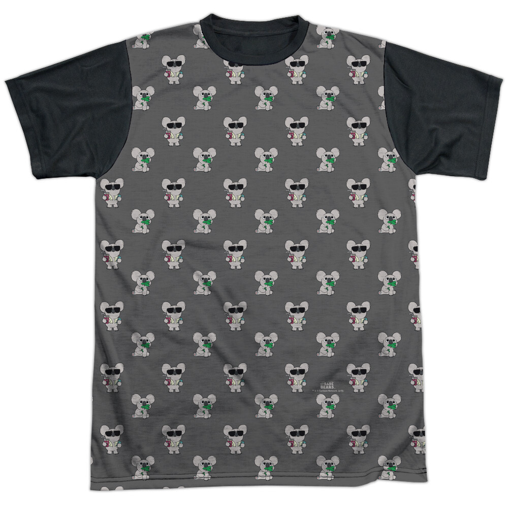We Bare Bears Nom Nom Adult Halloween Costume T Shirt (Black Back), S-3XL
