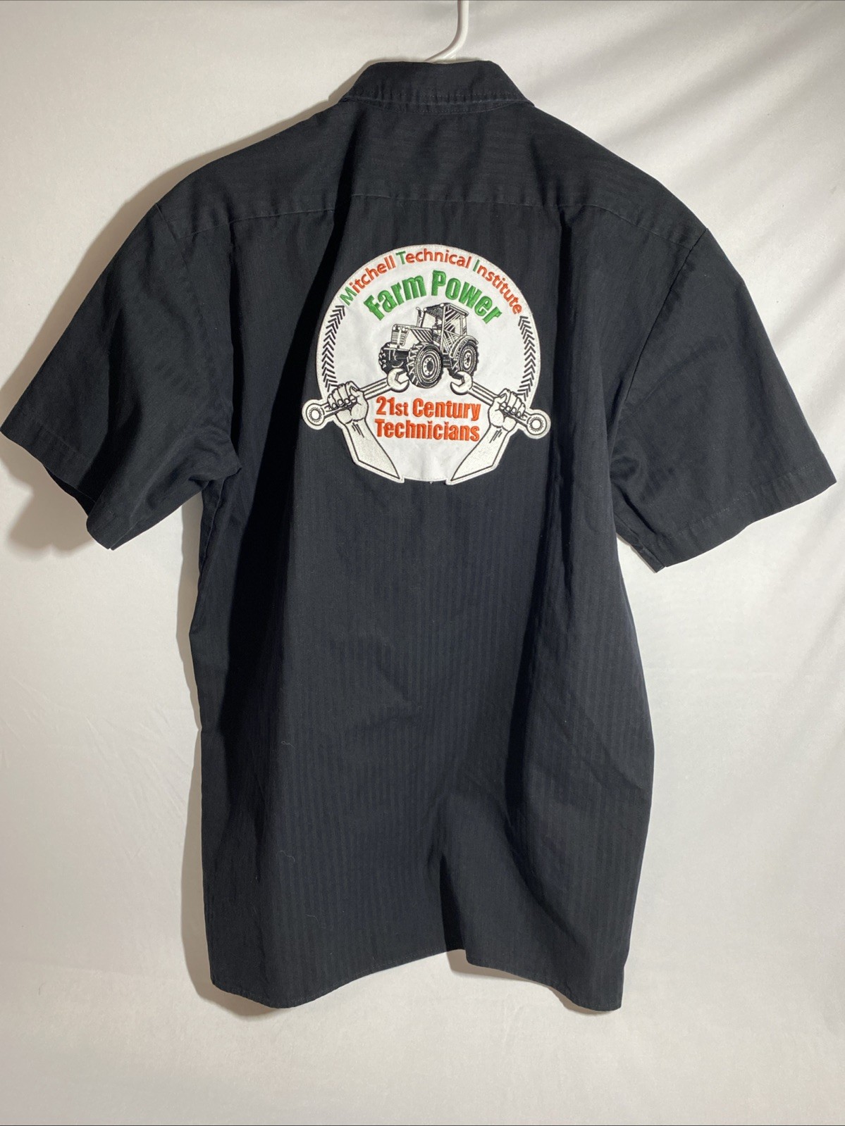 Dickie’s 🚜FARMCORE🚜Men’s Work Shirt 🔥with Name And SICK PATCH🔥