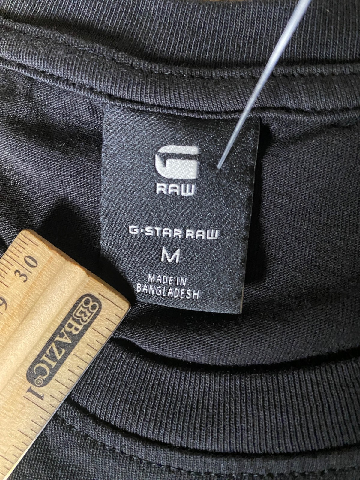G-Star Raw Black Multi-colored Rasta-inspired palette Streetwear SZ M-NWOT