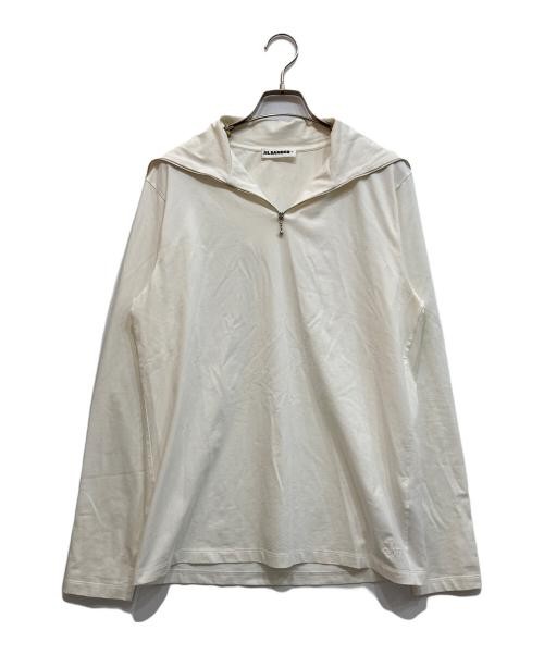 Half zip high neck cut and sew