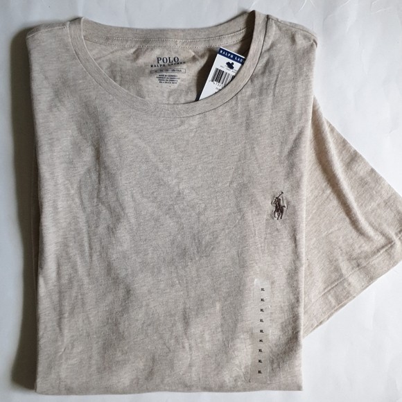 Men`s POLO RALPH LAUREN crew neck T-shirt Classic Fit Size L XL 2XL Navy Blue