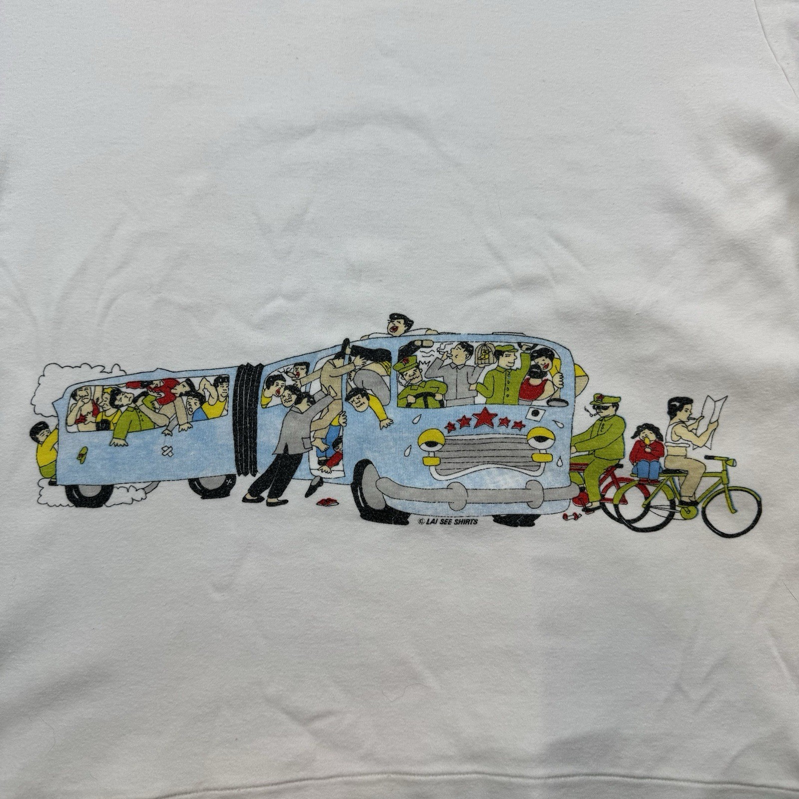 Vintage Lai See Shirts T Shirt Men’s XL White I Survived China Single Stitch