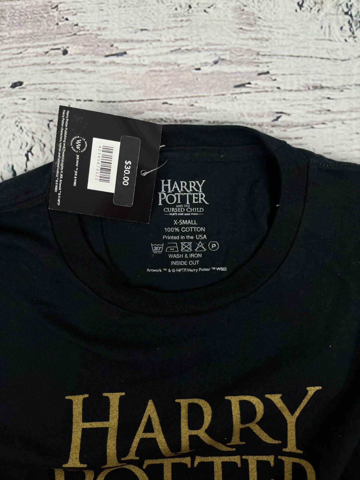 Harry Potter & The Cursed Child Parts 1 & 2 Broadway T-Shirt Adult Sizes – NEW