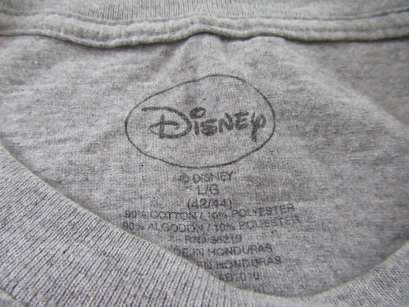 DISNEY FLORIDA 2014 3D Logo Pluto Mickey Mouse Donald Duck Goofy T Shirt Sz L