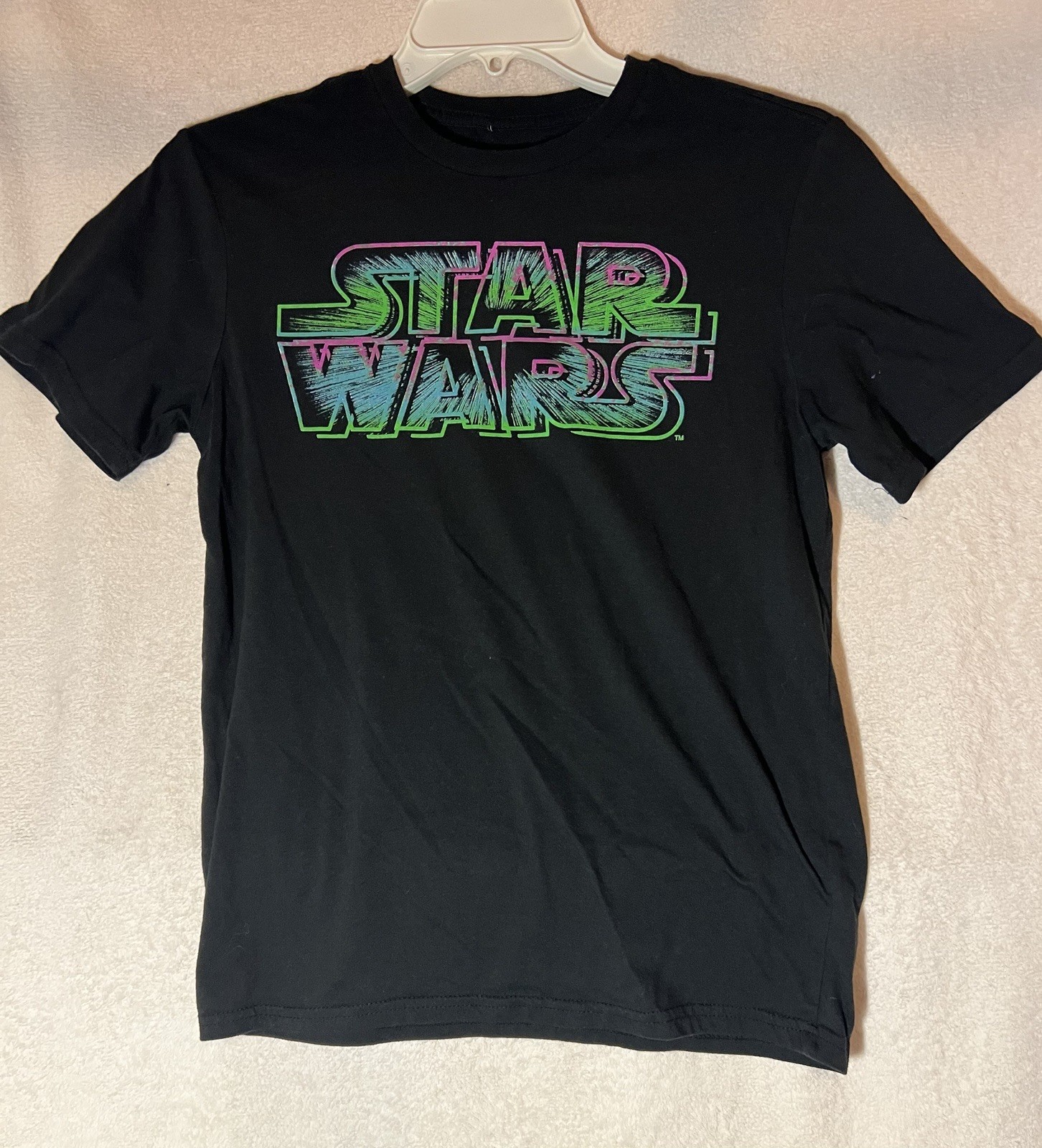 Boys XL Star Wars Mad Engine Black T-Shirt Youth XL 14/16