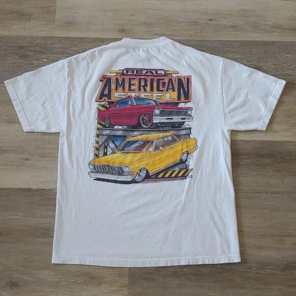 Stith Hot Rods Graphic T-Shirt White Size XL