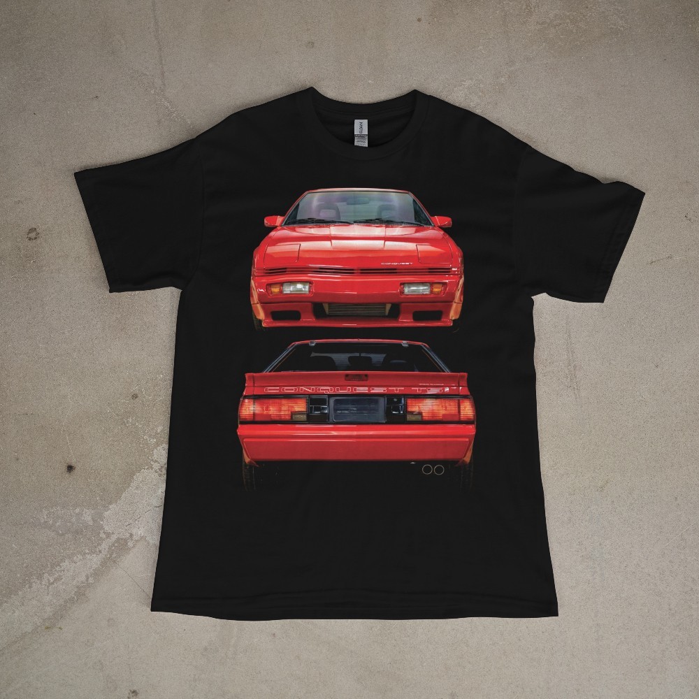 Red Chrysler Conquest Tsi Custom Tshirt Tee Shirt