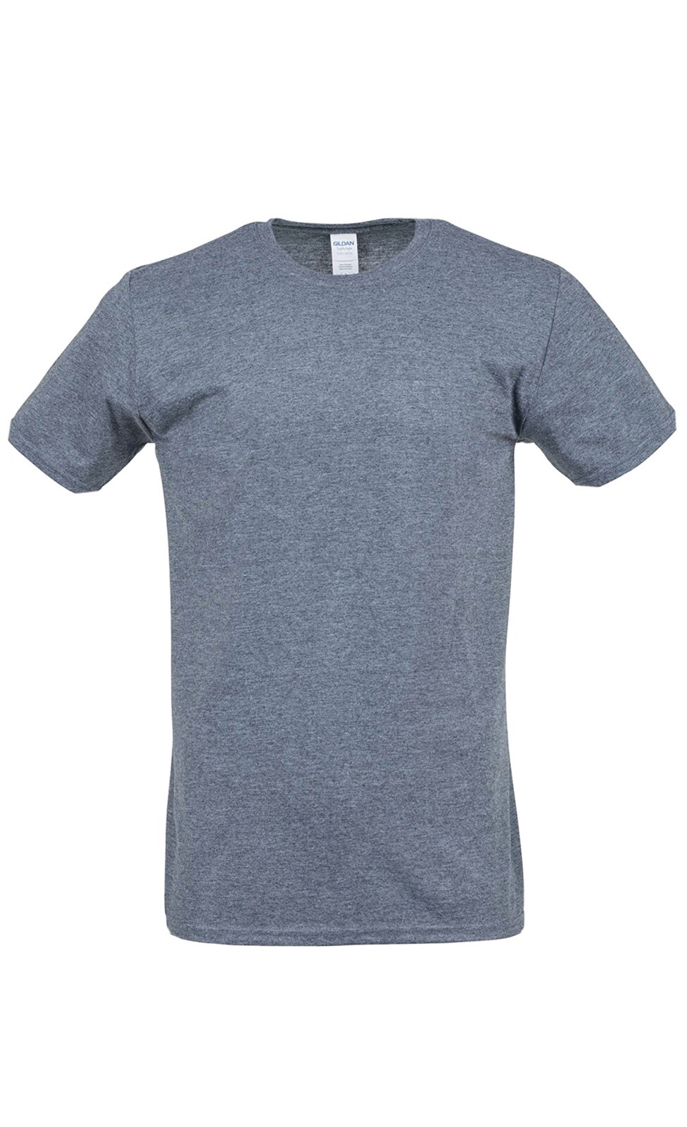 *New* Gildan – Softstyle Heather Navy XL T-Shirt – 64000