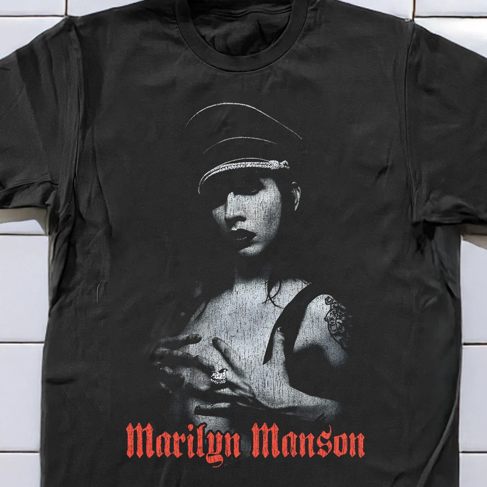 2001 Marilyn Manson Classic T-Shirt Black XL
