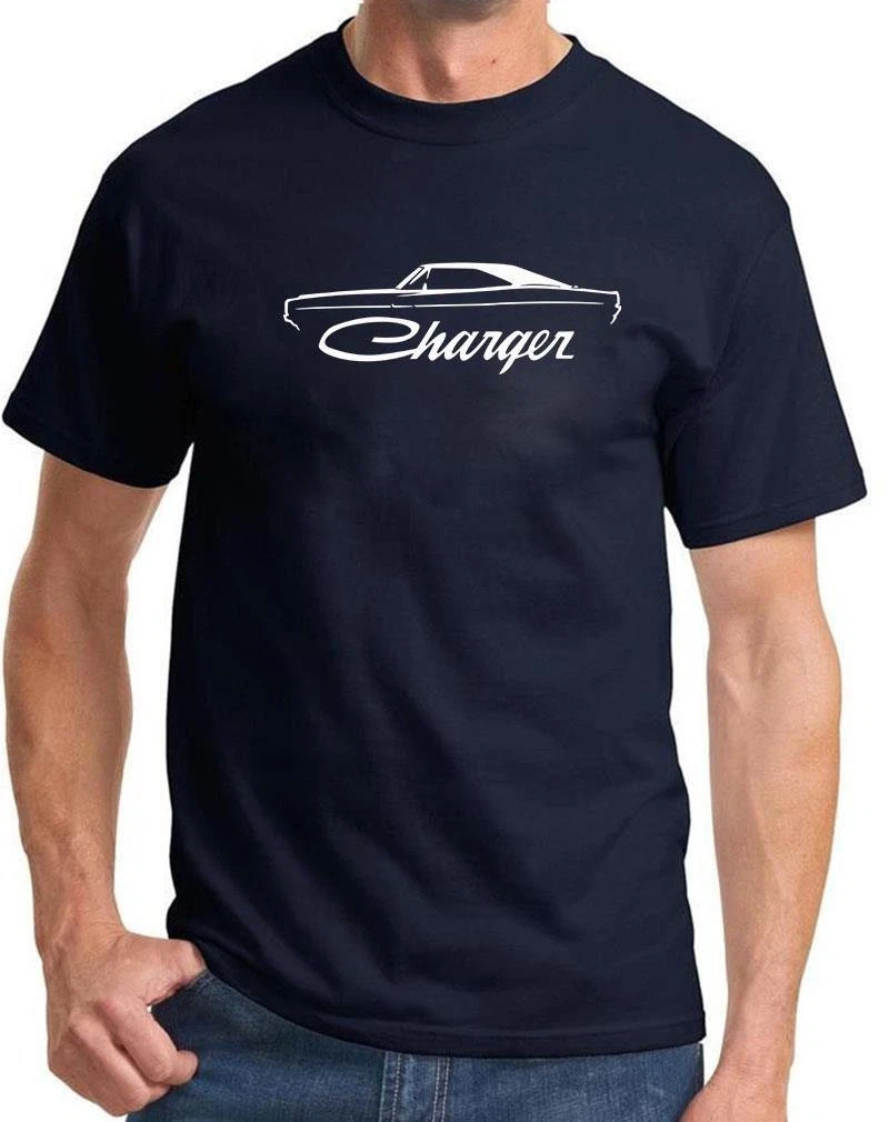 1968 1969 1970 Charger Classic Outline Design Tshirt NEW COLORS Size S-5XL
