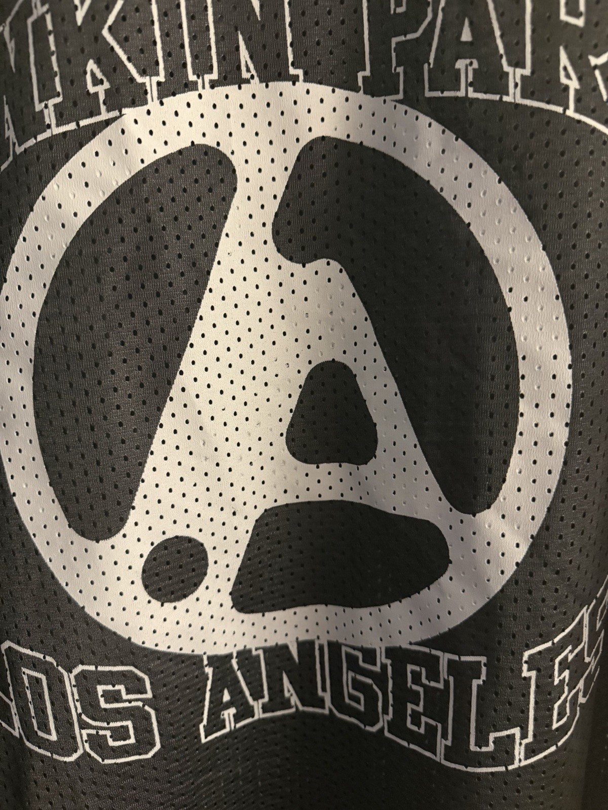 Linkin Park 2025 Tour Football Jersey Mesh Large Front Print Not Perfect