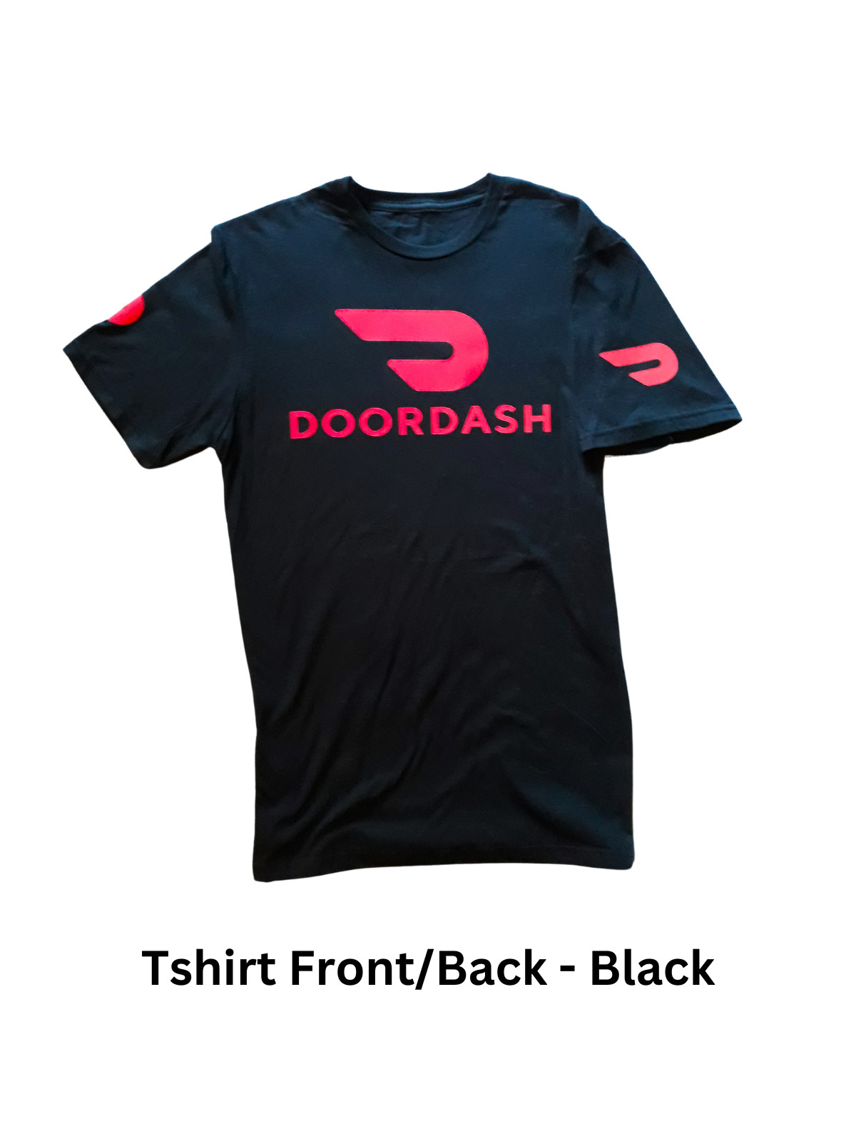 Reflective Tshirt DoorDash or Flex Delivery Driver Red Blue Black Door Dash
