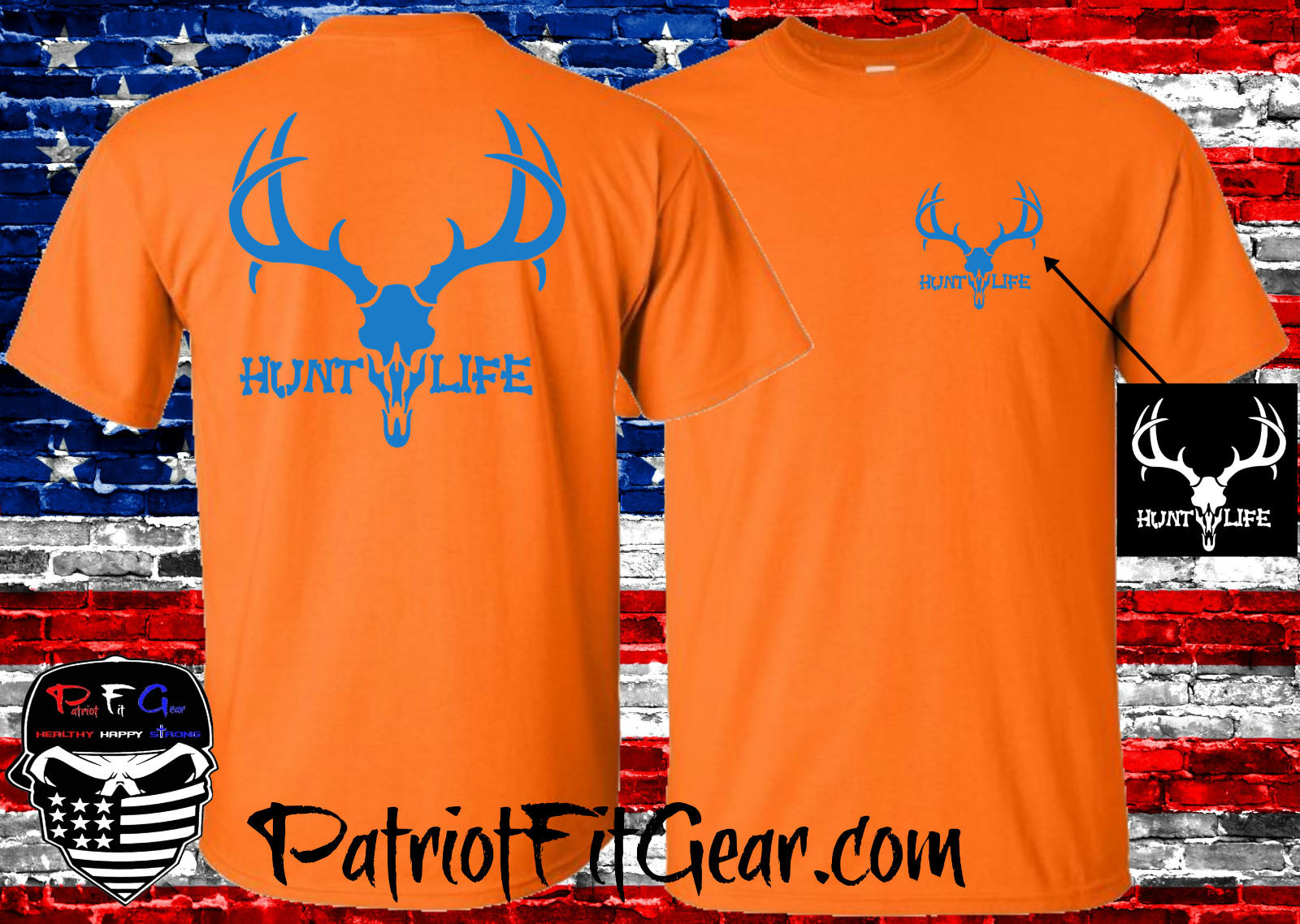 t-shirt,Hunt Life,Deer Hunting,Bow Hunting,Buck Skull,Whitetail,Rack Em Up,Deer