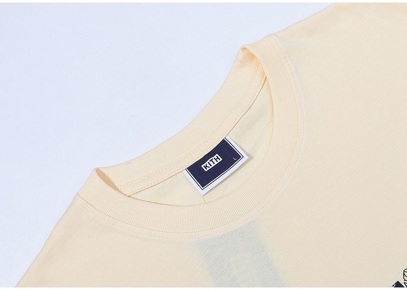 KITH Begonia Floral Logo Tee Cotton Couple Short Sleeve T-Shirt