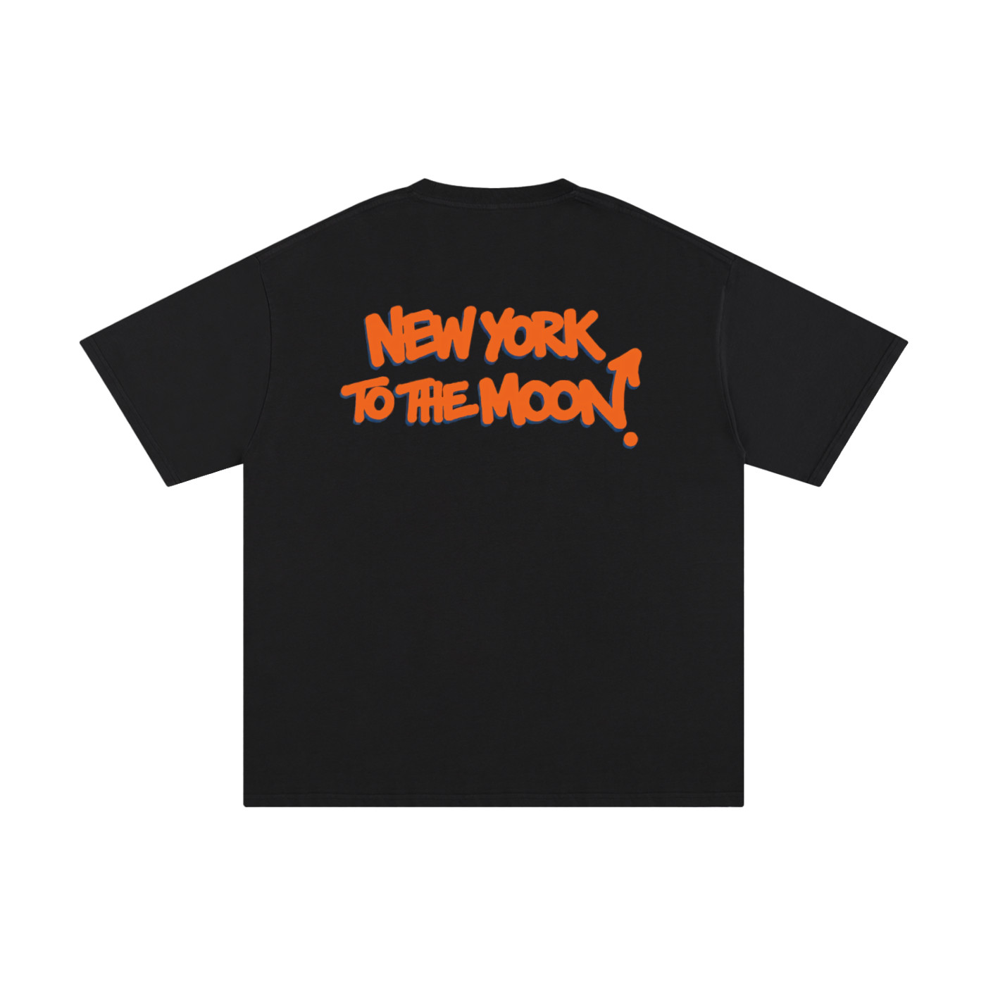 New York Knicks Basketball “To The Moon” T-Shirt NYC Double Sided Tee S-2XL
