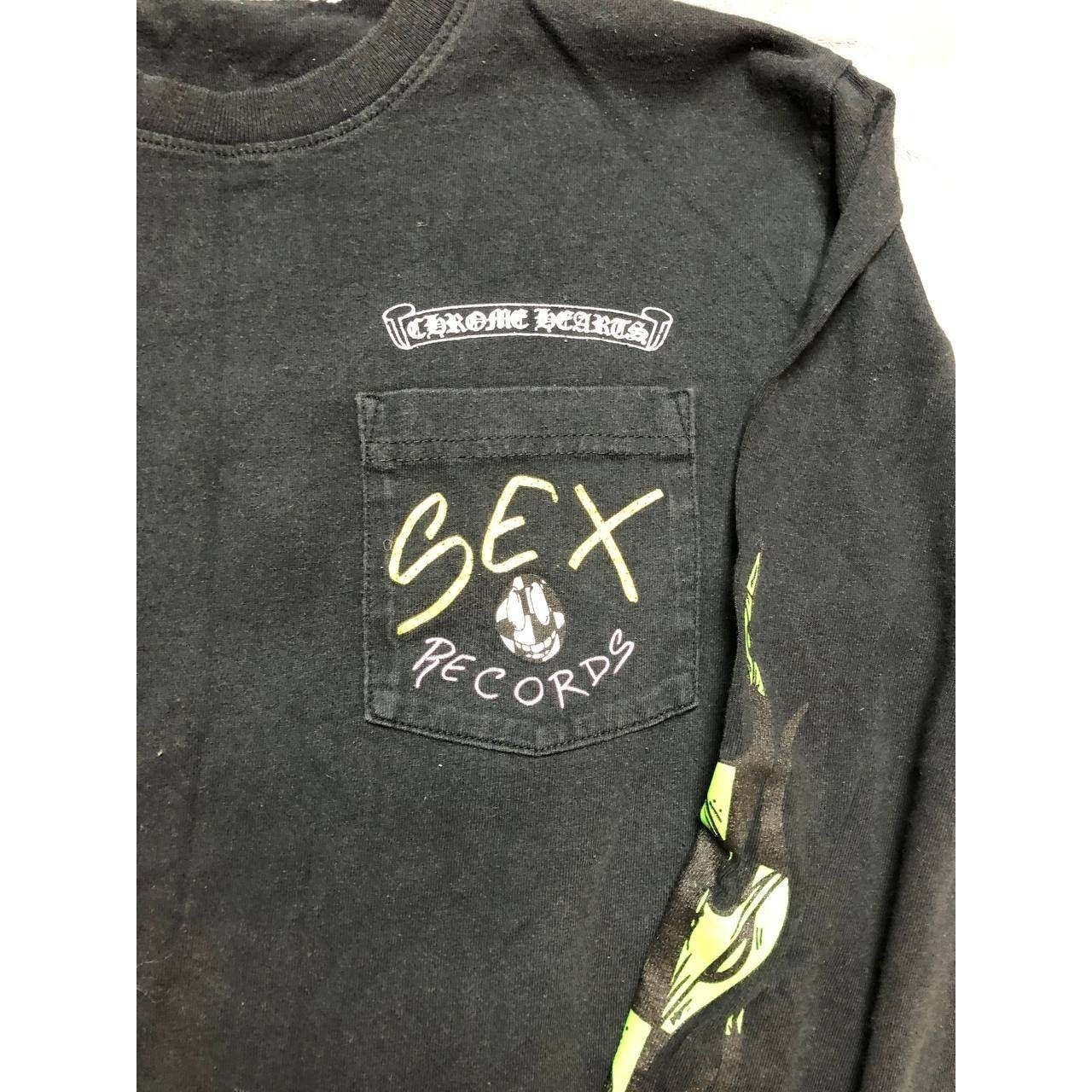 Chrome Hearts Matty Boy Sex Records Long Sleeve Tee Shirt Black Size S