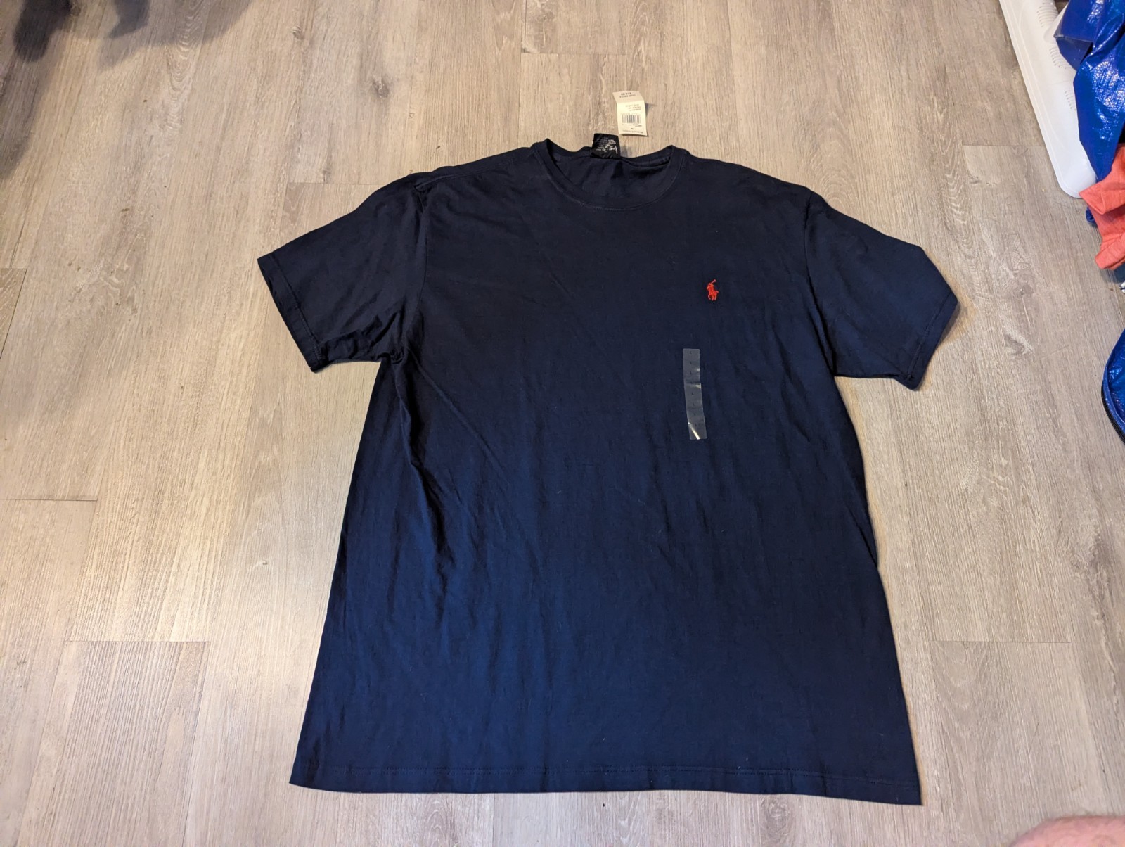 Vintage Polo Ralph Lauren T Shirt Blue Mens Large NWT