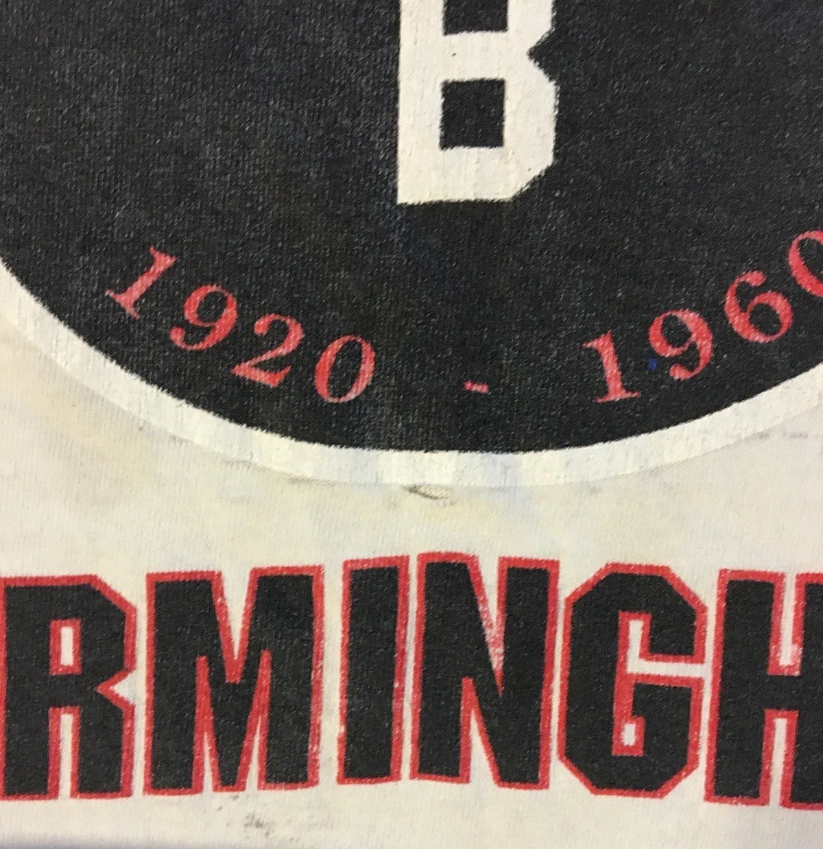 Vtg 90s Birmingham Black Barons Thrashed Faded Negro League Shirt XXL Grunge 80s