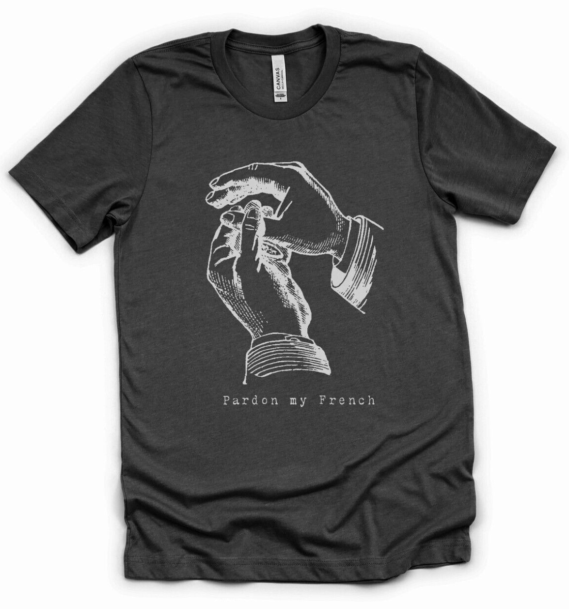 Magician French Drop Shirt Pardon My French Coin Magic Funny Hoffmann Modern