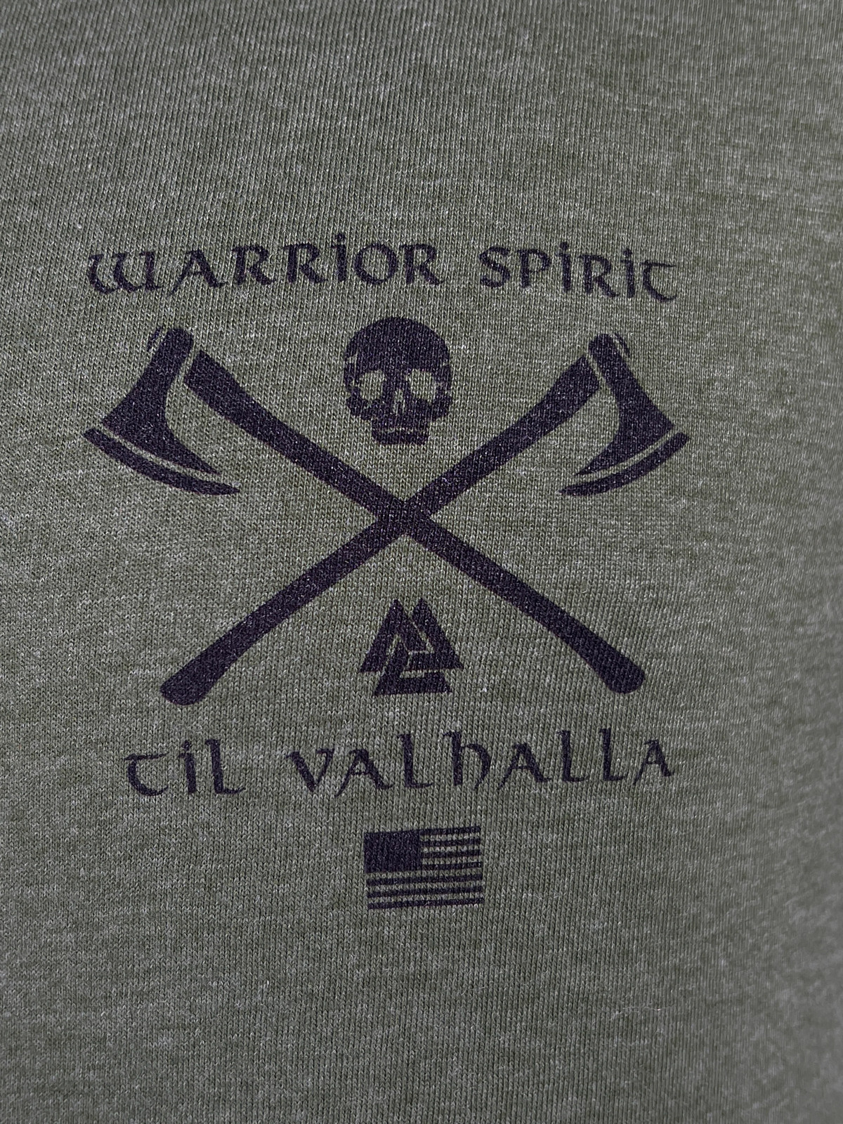 Howitzer Style Men’s T-Shirt Valhalla Warrior Military Grunt MFG