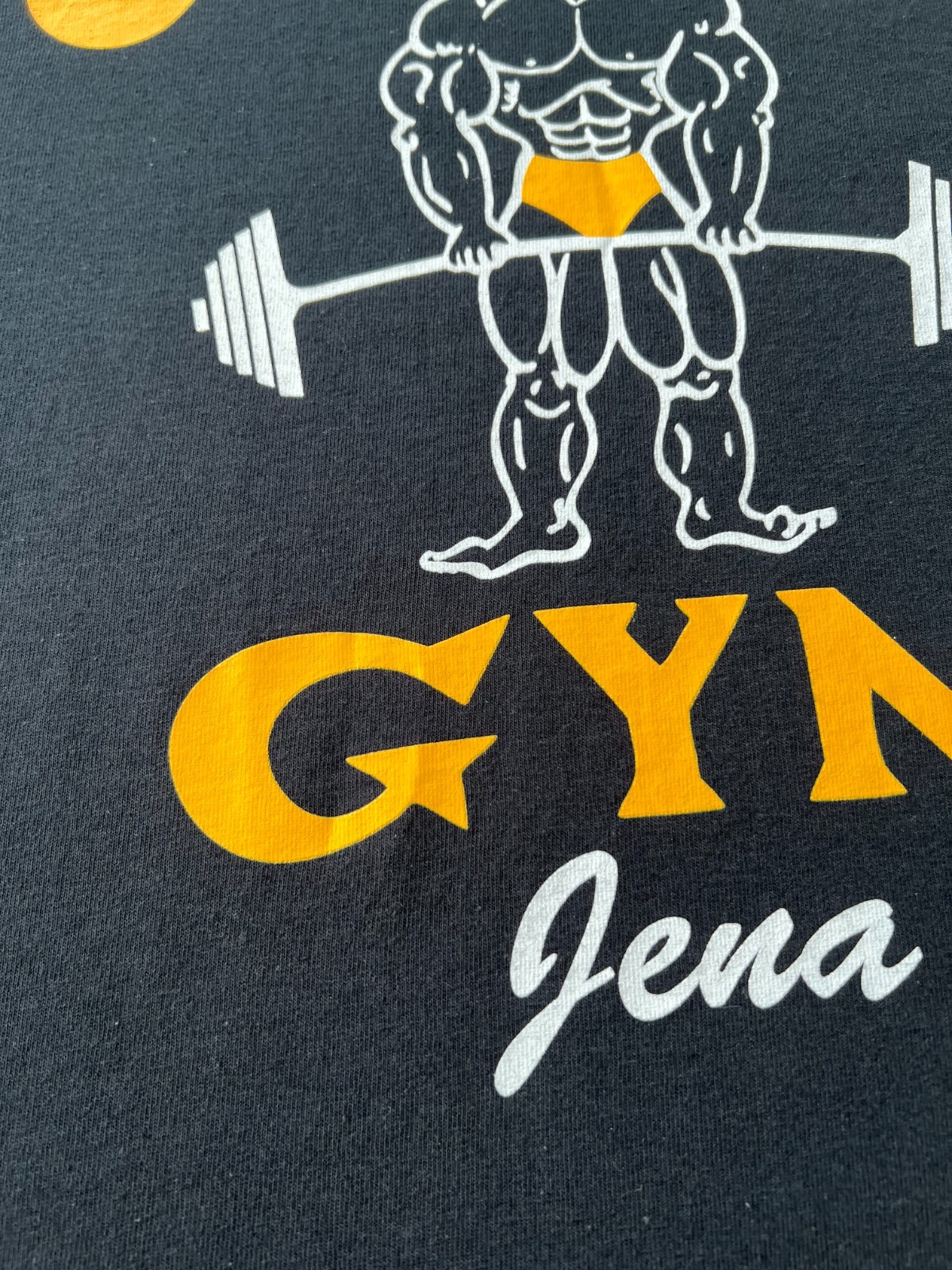 Golds Gym Bodybuilding Workout Sport Black T-shirt Sz M