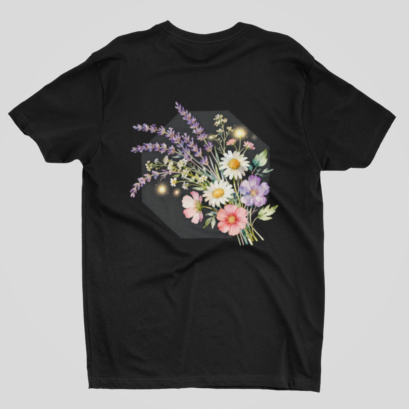 Wildflower Bouquet T-Shirt Botanical Floral Graphic Nature Art Tee Unisex