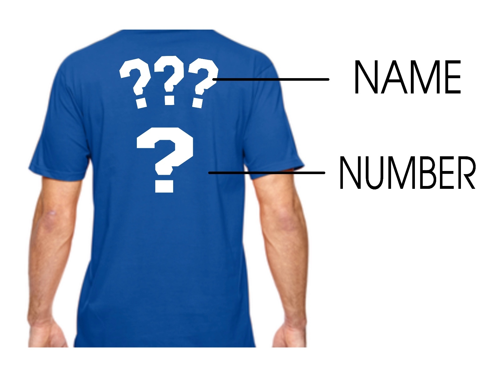 DODGERS PERSONALIZED T-SHIRT WITH YOUR NAME AND NUMBER