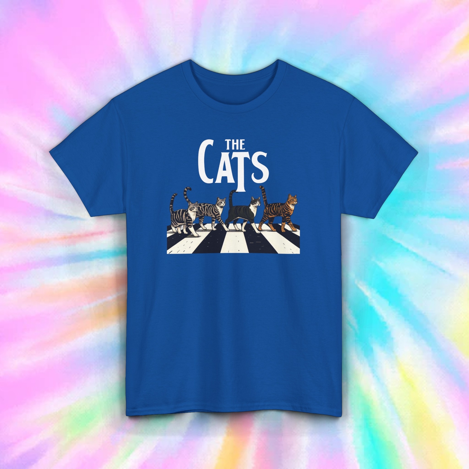 The Cats T-Shirt | Funny Beatles Abbey Road Parody Tee | Cat Lover Gift | S-5XL