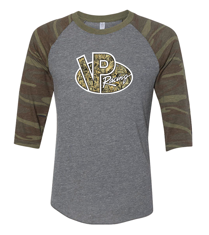 ORIGINAL VP RACING FUELS, New Camo Design Baseball Jersey VP T-Shirt VP108