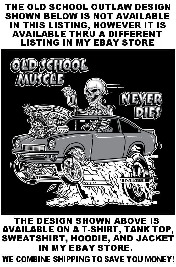 V8 Griffith Hot Rod Muscle Car Outlaw Drag Gasser Cartoony Skeleton T-shirt OM32